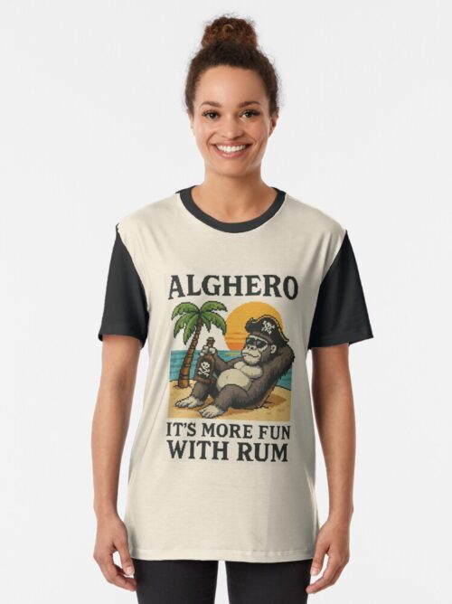 Alghero more fun with rum t-shirt